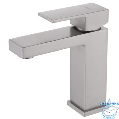 Смеситель для раковины Abber Daheim AF8210SP (без донного клапана) (сатин)
