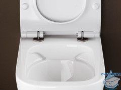 Унитаз подвесной безободковый Ceramicanova New Day Rimless CN3005 с сиденьем быстросъемным Soft Close (микролифт)