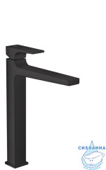 Смеситель для раковины Hansgrohe Metropol 32512670 (с донным клапаном) (черный матовый)