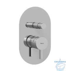 Встраиваемый смеситель для ванны Ravak Espirit X070204 (хром)