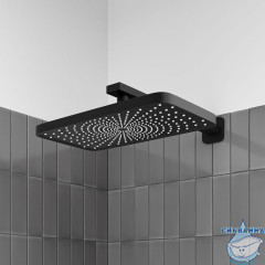 Встраиваемая система с тропическим, ручным душем и изливом, матовый черный, Parker, IDDIS, PARBL03i68 душем, матовый черный, Parker, IDDIS, PARBL03i68