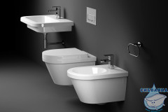 Смеситель для биде Ravak Chrome CR 055.00, X070055 (с донным клапаном)