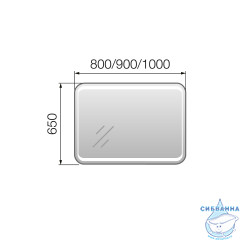 Зеркало 1Marka Eco 100 У72595
