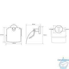 Держатель для туалетной бумаги Bemeta Brilo 161112010