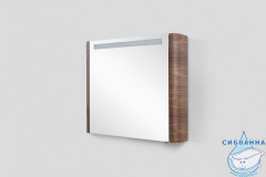 Зеркало-шкаф AM.PM Sensation 80 L табачный дуб