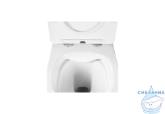 Унитаз подвесной безободковый Aquatek Вега AQ1904-00 (с сиденьем Soft Close (микролифт)