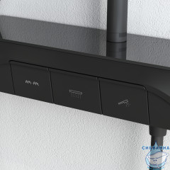 Душевая система Am.Pm Func 300 1 режим F078F222 (черный матовый)