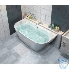 Ванна из искусственного камня Bas Палермо 168x80