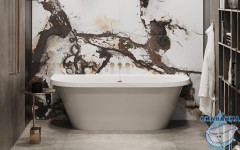 Ванна из литьевого мрамора Esse Malta 175x75