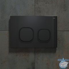 Кнопка смыва Iddis Uniglass UNG01GBi77 черный матовый