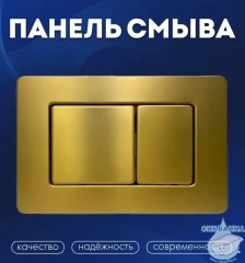 Кнопка смыва Charus Robusto FP.310.BG.05 брашированное золото