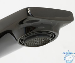 Смеситель для раковины Wasserkraft Glan 6603 (без донного клапана) (черный матовый)