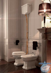 Труба для высокого бачка Kerasan Retro, золото 754791oro