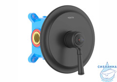 Встраиваемый смеситель для душа Aquatek Классик AQ1566MB (1 режим) (черный матовый)