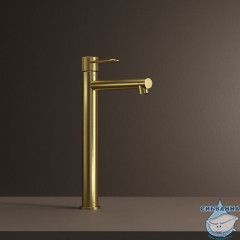 Смеситель для раковины Iddis Duna DUNMG01i01 (без донного клапана) (золото матовое)