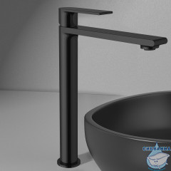 Смеситель для раковины Vincea Vogue VBF-1V2MB	(черный матовый)