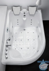 Акриловая ванна Gemy G9083 K R 180х121 с гидромассажем