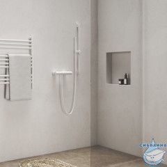 Встраиваемый смеситель для душа Ravak Espirit X070243 (белый матовый)