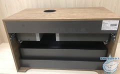 Тумба Акватон Терра 85 с раковиной Infinity  60 дуб кантри/антрацит