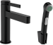 Смеситель Hansgrohe Finoris 76210670 с гигиеническим душем (черный матовый)