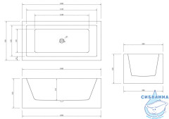 Акриловая ванна ABBER AB9406-1.6 160х80