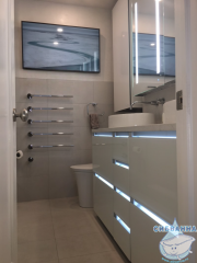 Полотенцесушитель электрический  Wonzon&Woghand Hamburg 47х72 WW-AL314-CR (с возможностью скрытого подключения, подключение универсальное) (хром)