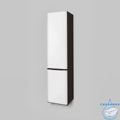 Шкаф пенал Am.Pm Bliss 34 L венге/белый глянец