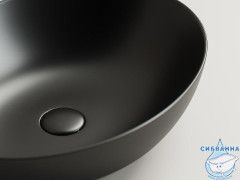  Раковина на столешницу 52 см Ceramicanova Element CN6017MB (черный матовый)