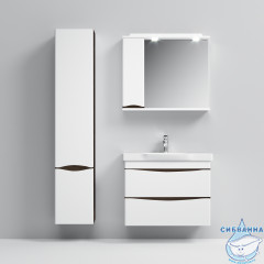 Шкаф пенал Am.Pm Like 35 венге/белый M80CHR0356VF