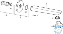 Излив для ванны HANSA Ligna 06822102 