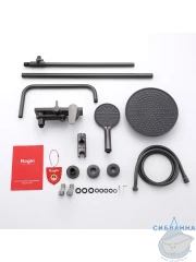 Душевая система Raglo 260 1 режим R31.24.09 (графит)