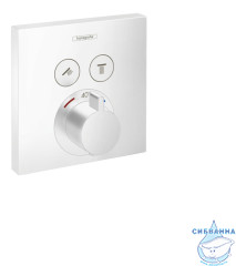 Встраиваемый термостатичесий смеситель для ванны Hansgrohe  ShowerSelect 15763700 (белый)