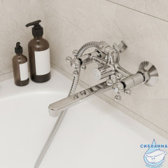 Смеситель для ванны, Duplex, Milardo, DUPSB02M02