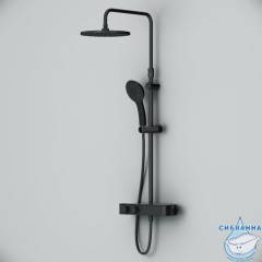 Душевая система AM.PM Inspire V2.0 F0750A422 1 режим (черный матовый)