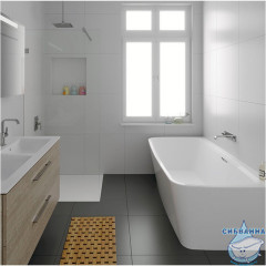 Акриловая ванна Riho Adore Fall 180х86 с каркасом BD04C0500000000