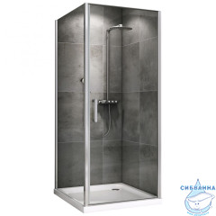 Душевое ограждение ABBER Sonnenstrand AG04060-S85 60x85 профиль хром, стекло прозрачное (без поддона)