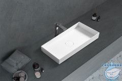 Раковина на столешницу 80 см ABBER Stein  AS2622