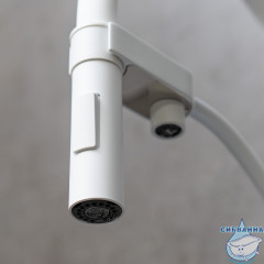  Смеситель для кухни Lemark Bronx LM3761MW (белый матовый)