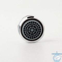 Аэратор для смесителя в комплекте с гайкой, силикон, M24, наружная резьба, IDDIS, 996S24B1SM