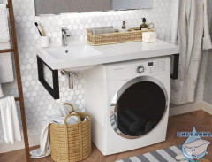 Раковина на стиральную машину 1Marka Wash 110 Polytitan