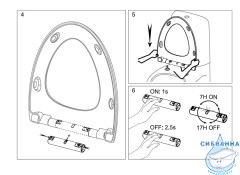 Подсветка для крышки-сиденья JACOB DELAFON Nouvelle Vague Подсветка для крышки-сиденья JACOB DELAFON Nouvelle Vague E20915-CP