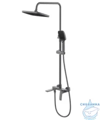 Душевая система Azario Conda 250 1 режим AZ-K2411GR (графит)