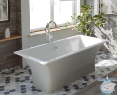 Ванна из искусственного камня Bas Мадрид 170х80 (серый)