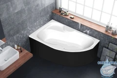 Акриловая ванна C-BATH Atlas 150х105 R с каркасом