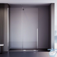 Walk-in Veconi Premium Trento 100 профиль хром, стекло прозрачное PTDW-50CH-100-01-C4