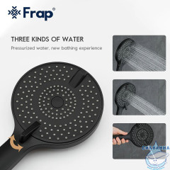 Душевая система Gappo F2467-6 230 1 режим (черный матовый)