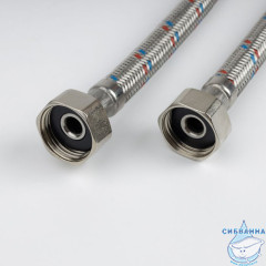 Гибкая подводка, F1/2xF1/2, SS304, латунь, 0,8 м, IDDIS, 926ABS08ZP