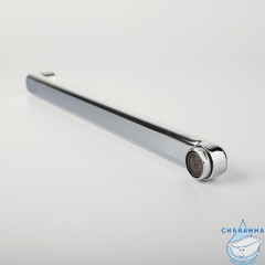 Излив для ванны, плоский, нержавеющая сталь, 320 мм, поворотный, хром, IDDIS, 995F32C2SM