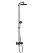 Душевая система Jacob Delafon Atom 250 1 режимE26237-BL (черный матовый)