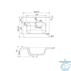 Тумба с умывальником Iddis Edifice 60 см светло-серый EDI60L0i95